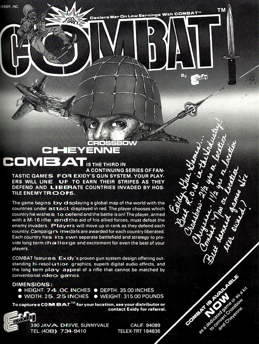 Combat (version 3.0) MAME2003Plus Game Cover